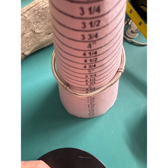 Sterling Silver Pandora Snake Chain Charm Bracelet Lobster Clasp 6.75 Inch - Picture 6 of 6